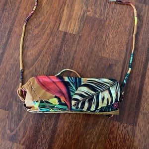 San Lorenzo Reversible Strapless Tie Back Bikini Top